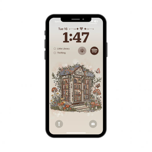 Little Library - PHONE SCREENSAVER - DIGITAL DOWNLOAD